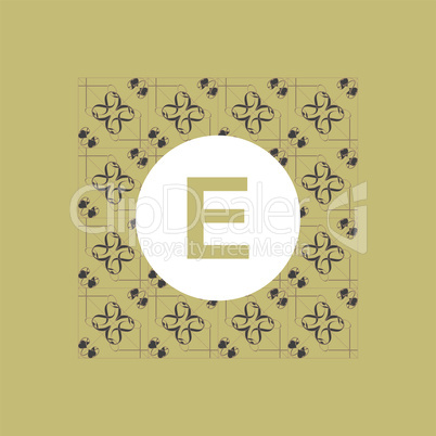 Flourishes calligraphic monogram emblem template. Luxury elegant frame ornament line logo design