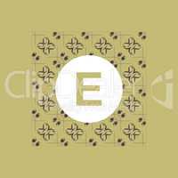 Flourishes calligraphic monogram emblem template. Luxury elegant frame ornament line logo design