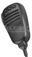 black handheld dynamic radio microphone