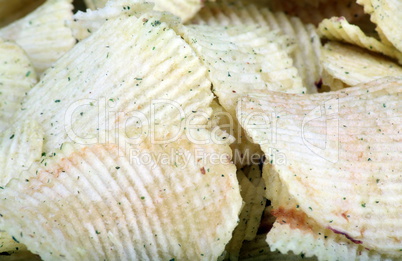 potato chips horizontal  texture