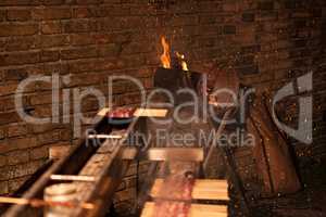 Handcrafted barbecue firing coal