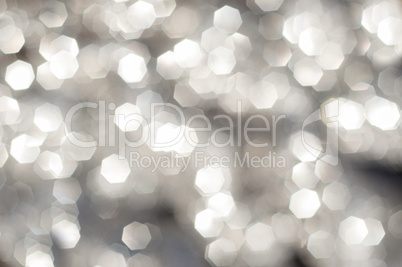 Abstract gray background with plenty of bokeh