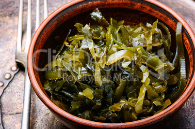 Bowl of sea kale