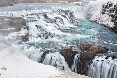 Gullfoss waterfall in Iceland