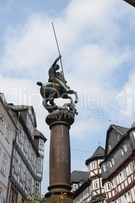 Denkmal des St. Georg in Marburg