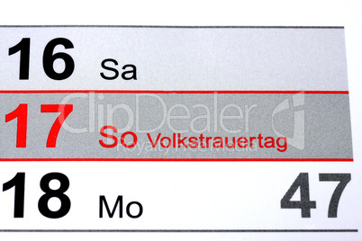 Volkstrauertag