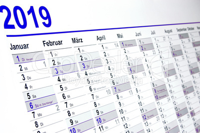 Wandkalender