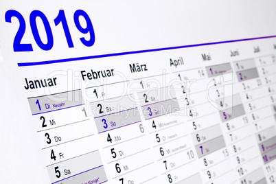 Wandkalender