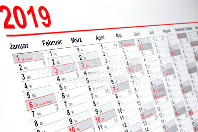 Wandkalender