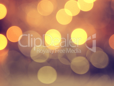 Soft bokeh background with blurred Christmas lights