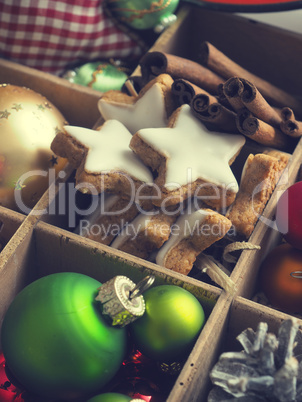 Colorful Christmas decoration items