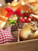 Colorful Christmas decoration items