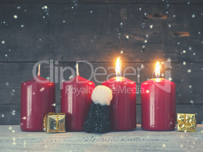 First Advent, Christmas or Advent background