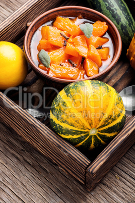 Pumpkin confiture, jam, sauce