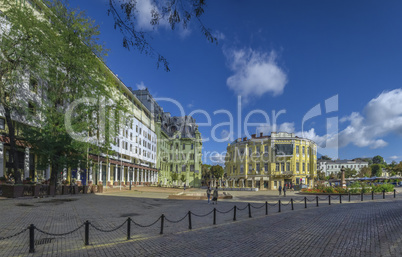 Greek Square in Odessa, Ukraine