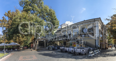 Deribasovskaya street in Odessa, Ukraine