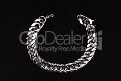 Men's  Stainless Silver Bracelet