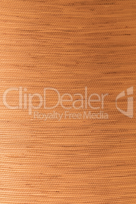 Tan textured bamboo fabric background