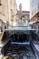 Fountain Amenano in Catania. Sicily