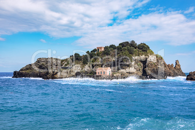 Rocks in the sea at Aci Trezza, Sicily