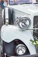 Vintage car as a wedding car