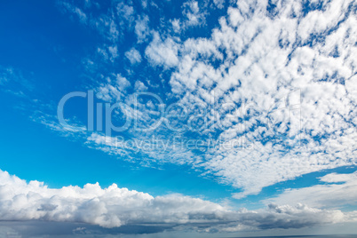 Sky with clouds