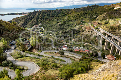 Taormina tourist town in Sicily