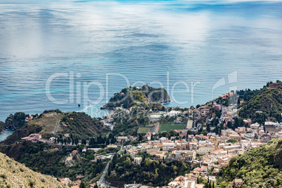 Taormina tourist town in Sicily
