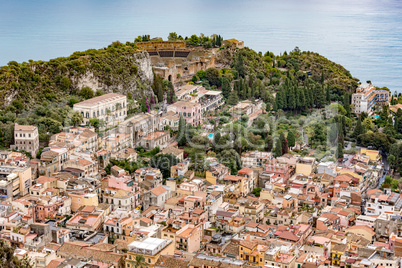 Taormina tourist town in Sicily