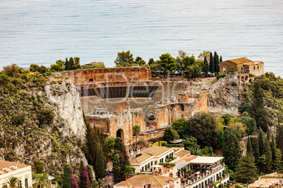 Taormina tourist town in Sicily