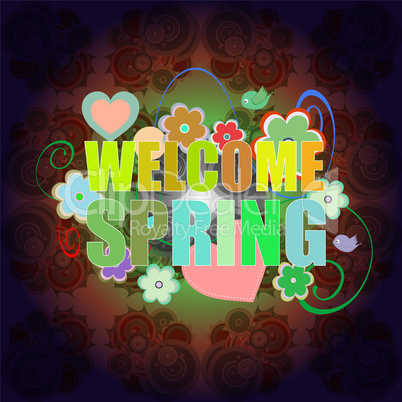 Welcome Spring Holiday Card