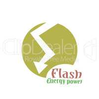 Lighting bolt Flash Logo design template. Fast Quick Rapid icon concept symbol. Thunderbolt Logotype.