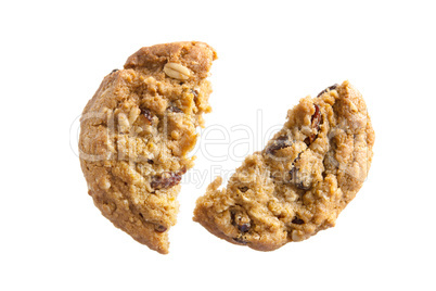Oatmeal raisin cookies broken
