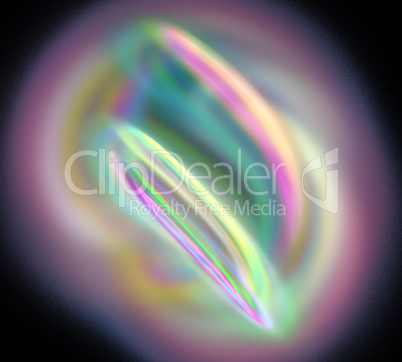 image of one Digital Fractal on Black Color image of one Digital Fractal on Black Color