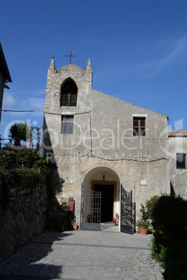 Kirche in Castelmola, Sizilien