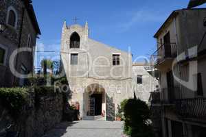 Kirche in Castelmola, Sizilien