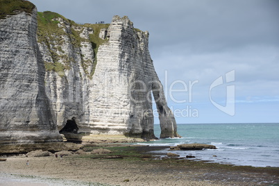 Kreideküste bei Etretat, Normandie