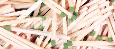 many scattering of matches