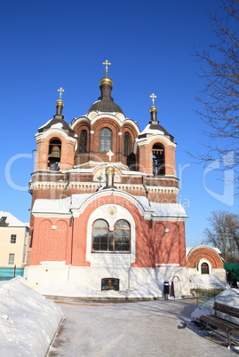 church in the winter daytime