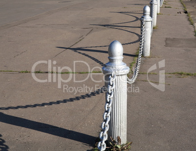 fence of river port