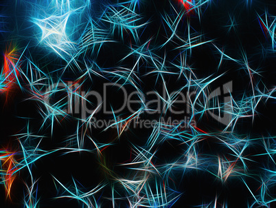 Christmas background. Festive Christmas abstract background with bright sparkles