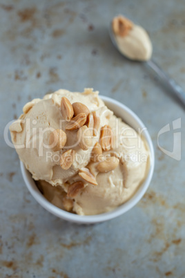 Erdnussbutter Eiscreme