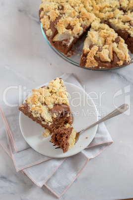 Schokoladen Birnen Kuchen