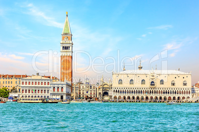 Piazza San Marco with the Basilica, the Campanile and the Doge's