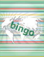 bingo word on business digital touch screen . concept of citation, info, testimonials, notice, textbox