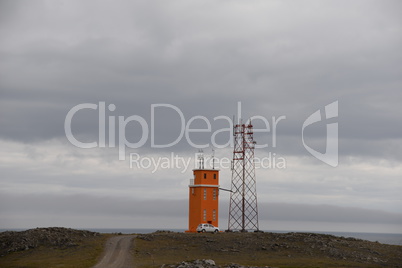 Leuchtturm bei Höfn, Island