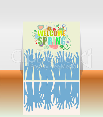 Welcome Spring Holiday Card