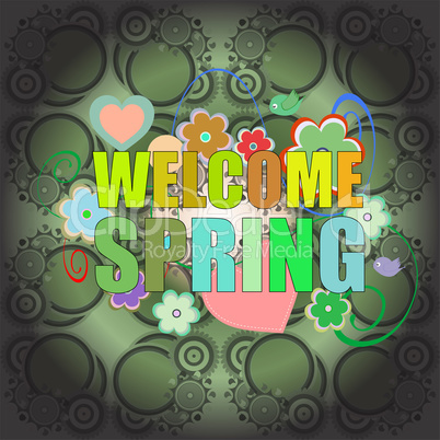 Welcome Spring Holiday Card