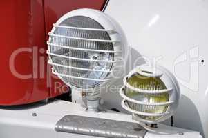 Lampe an einem Oldtimer