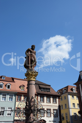 Herkulesbrunnen in Heidelberg